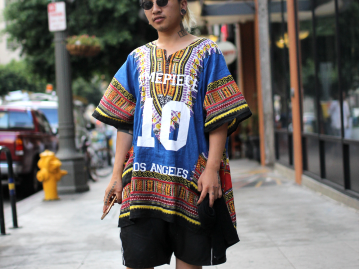 dashiki, dimepiece, Downtown, dtla, glasses, skingraft, street style, tattoos, top, UNIF