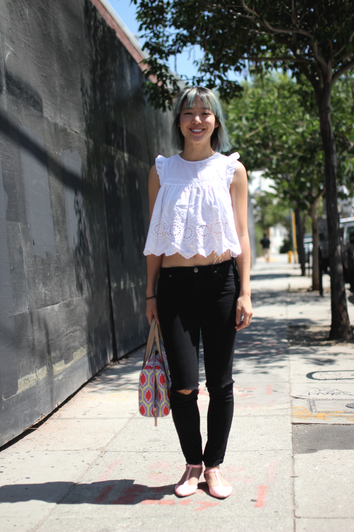 Aldo, Arts District, Bag, Blouse, Forever 21, Hair, Kate Spade, Pink, street style, Zara