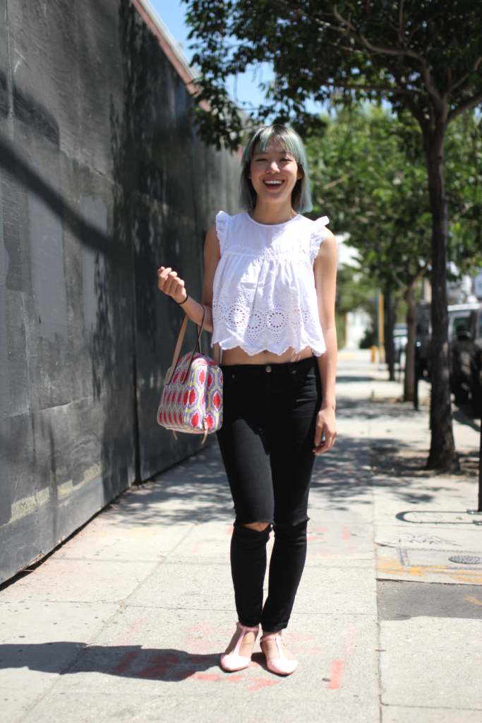 Aldo, Arts District, Bag, Blouse, Forever 21, Hair, Kate Spade, Pink, street style, Zara