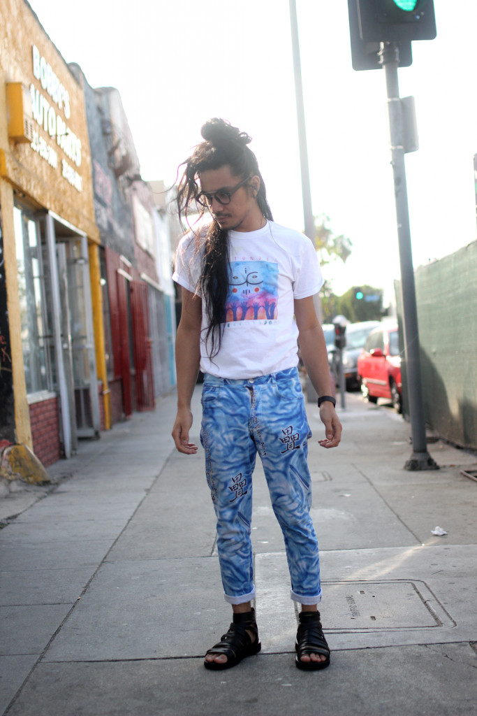 Band Tee, Eagle Rock, glasses, Korea, street style, Vintage