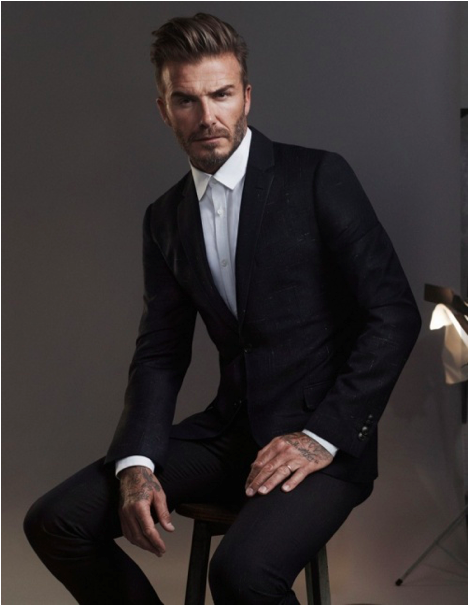 David Beckham for H&M’s Modern Essentials Fall:Winter 2015 Campaign..