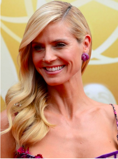 Heidi Klum at the 2015 Creative Arts Emmy Awards held at the Microsoft Theater in Los Angeles, California, on September 12, 2015.
