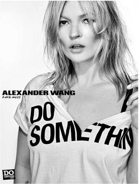 Kate Moss for Alexander Wang’s DoSomething Campaign