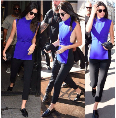 Kendall Jenner out and about in Paris, France, on September 30, 2015