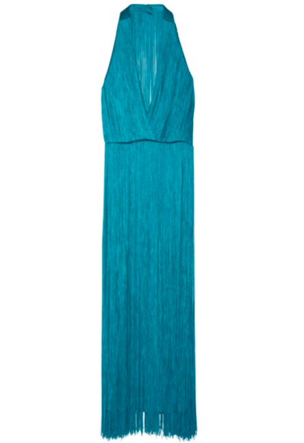Tamara Mellon Fringed Halter-Neck Dress (sold out)