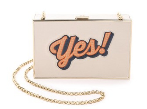 Anya Hindmarch “Imperial Yes/No" Clutch