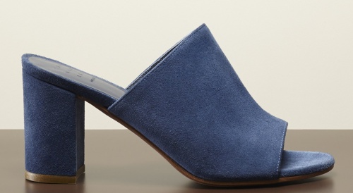 Trademark Suede Mule in French Blue