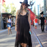 Boots, dress, free people, glasses, Hat, Jeffrey Campbell, scarf, street style, The Grove, Vintage