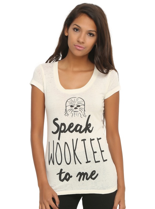 Chewbacca Speak Wookiee to Me Girls T-Shirt