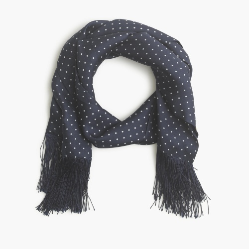 Silk Dotted Scarf