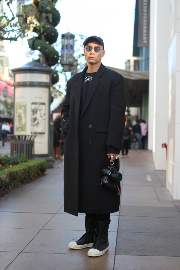 kplr, rick owens, street style, The Grove, vestments