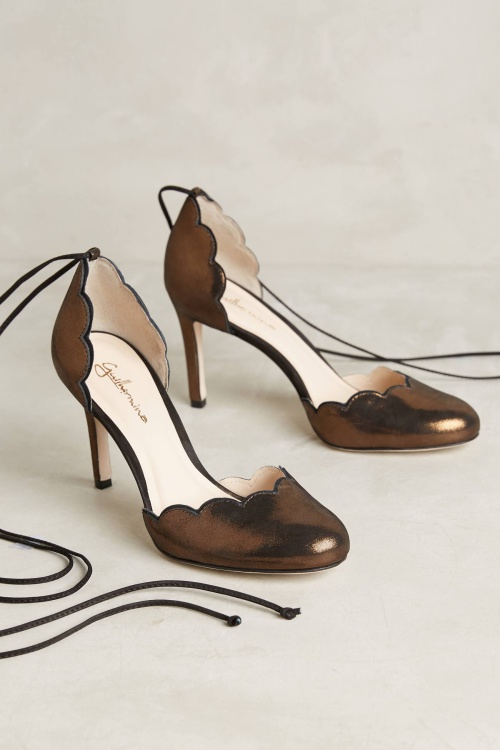  Guilhermina Scalloped d’Orsay Heels by Guilhermina