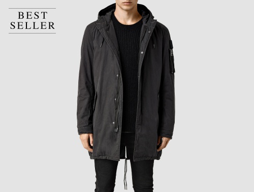 Allsaints leyden parka top