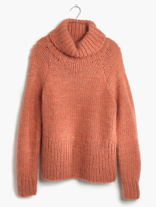 Handknit Cozy Turtleneck Sweater