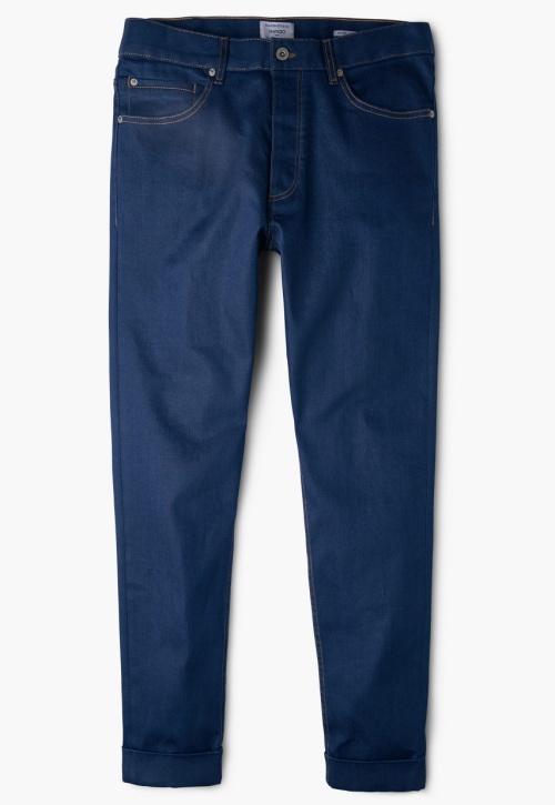 Slim Crop Dark Peter Jeans