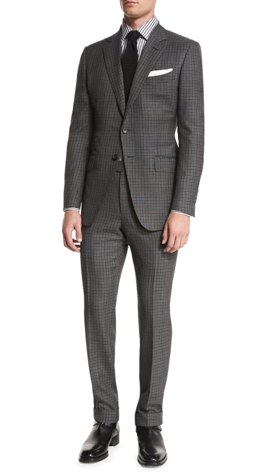 O’Connor Base Bicolor Gingham Two-Piece Suit