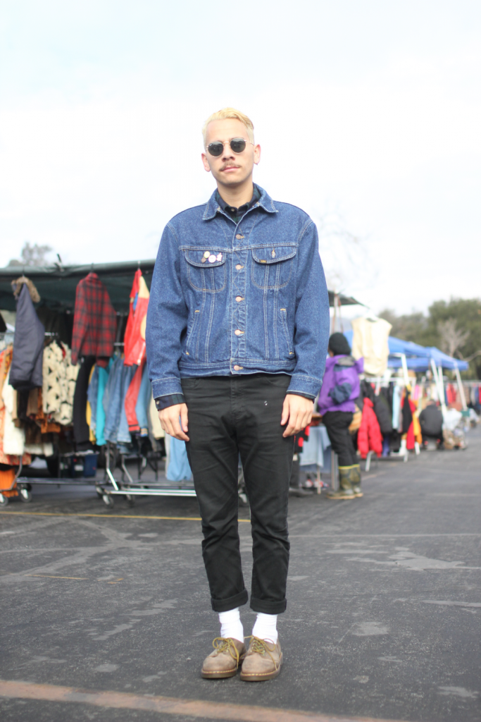 Denim, Dr.Martens, Flannel, lee, levi's, pasadena, punk, Ray-bans, rose bowl flea market, street style, Vintage