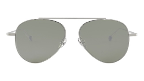 Ahlem Republique Aviator Sunglasses in White Gold