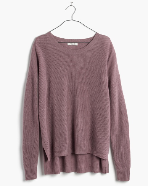 Warmlight Pullover Sweater in Fig