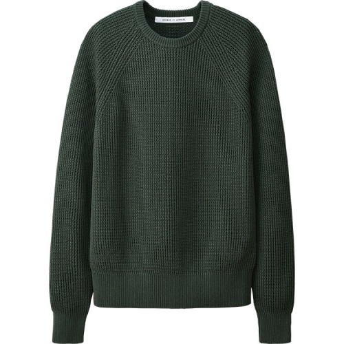 Crewneck Sweater in Supima Cotton Mesh