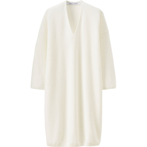 V-neck Tunic in Knitted Supima Cotton