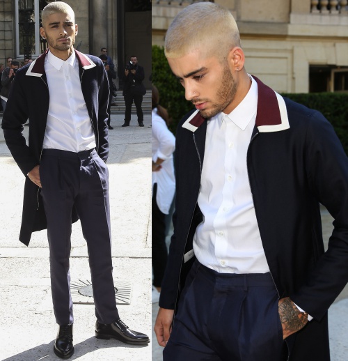 Zayn Malik Attends Men's Fashion Shows in Paris