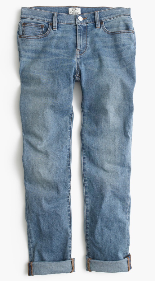 Slim Broken-In Boyfriend Jeans in Monterey Wash
