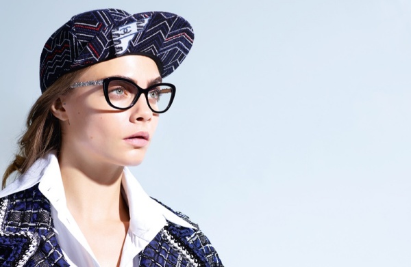 Cara Delevingne for Chanel's Spring 2016 Eyewear Campaign