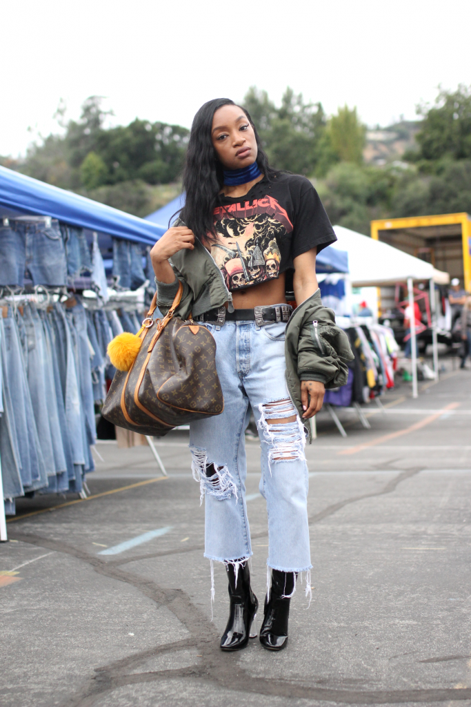 Dior, handmade, levi's, louie vuitton, missguided, pasadena, rose bowl flea market, street style, Vintage