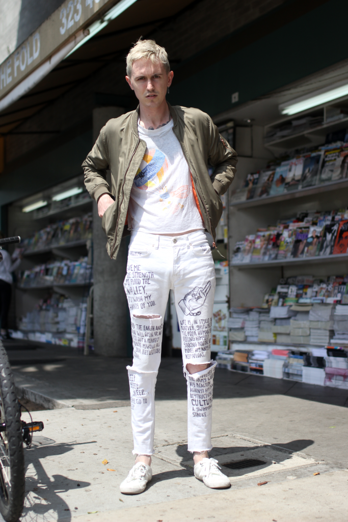 acne, Customized, DIY, Larchmont, Oak NYC, Topshop, street style, 