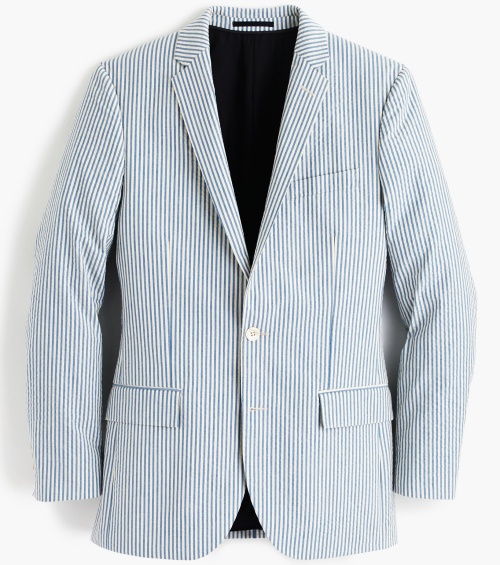 Ludlow Suit Jacket in Japanese Seersucker