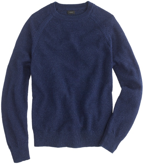 Wallace & Barnes Indigo Seedstitch Sweater