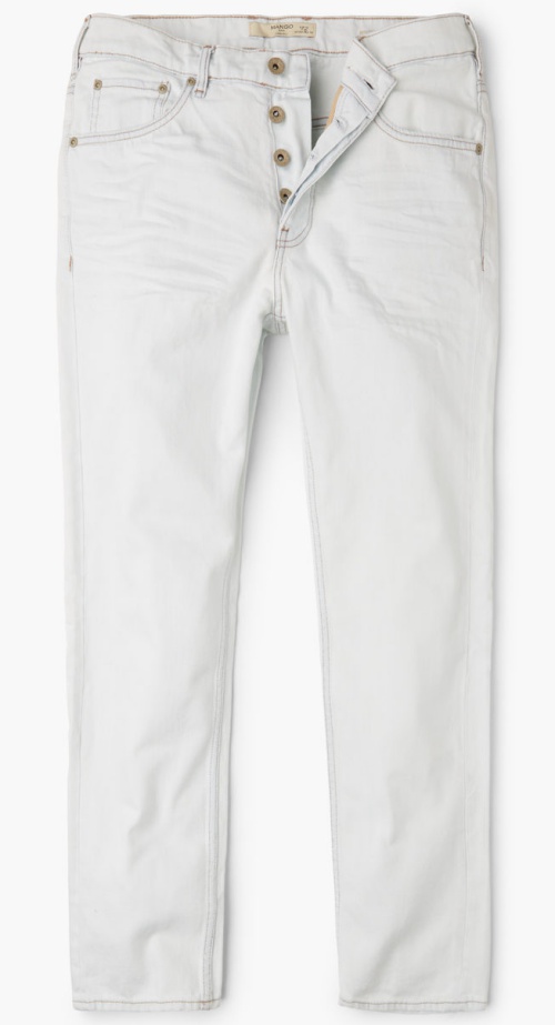 Slim-fit Bleached Wash Brett Jeans