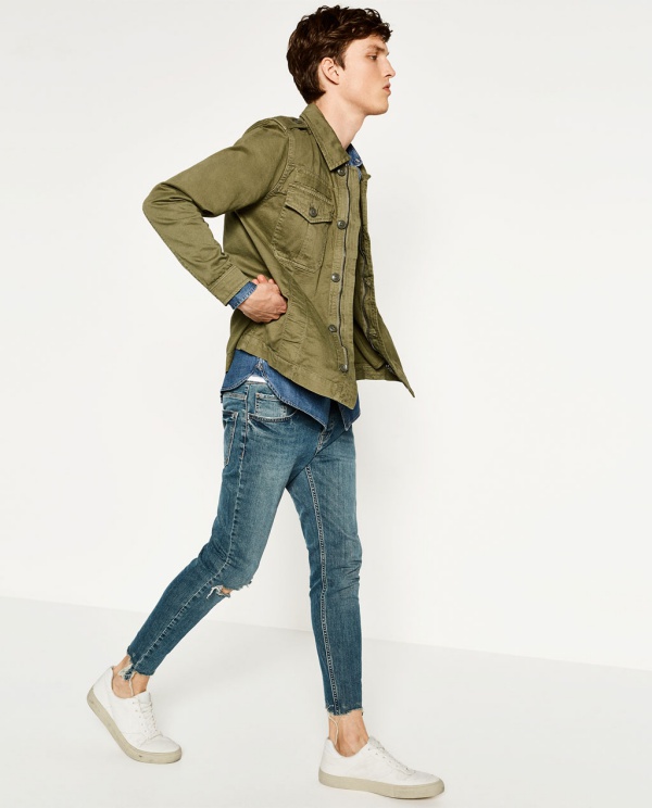 denim jacket zara mens