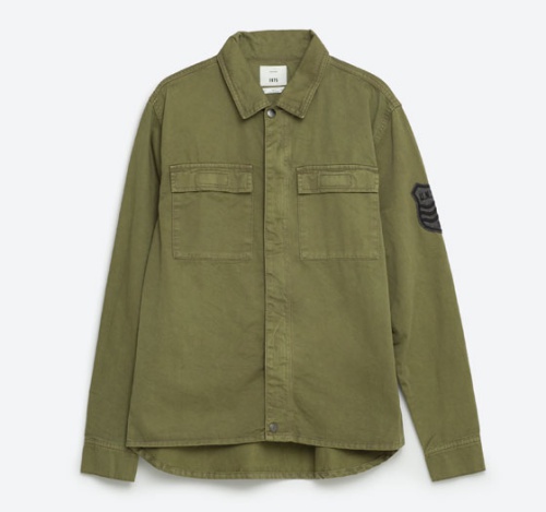 zara military shirt