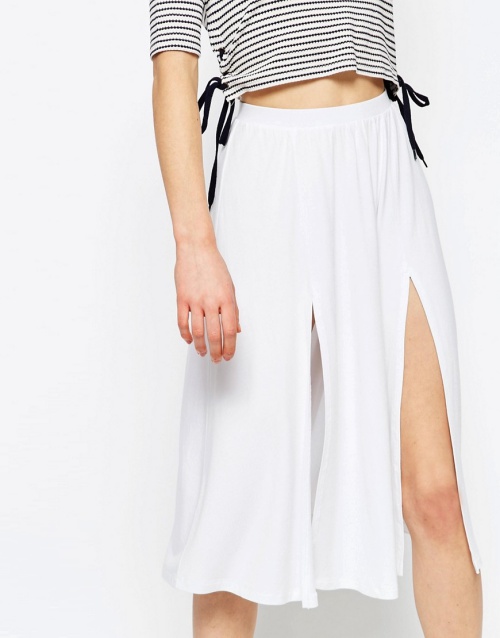 ASOS Midi Skirt with Splices