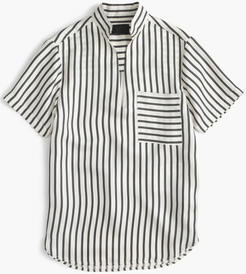 Collection Silk Top in Stripe