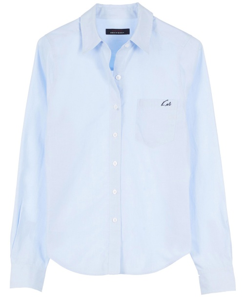 London Oxford Shirt in French Blue Cotton