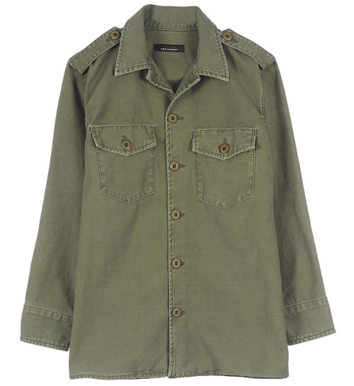 Major Shirt Jacket in Army Military Cloth