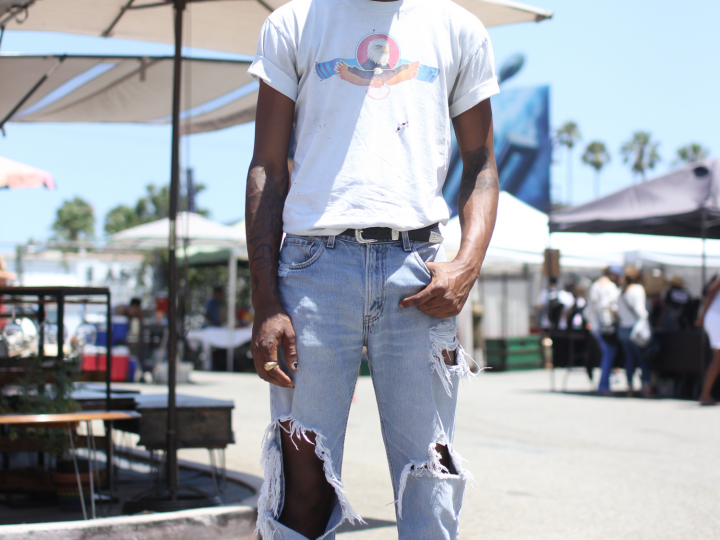 DIY, levi's, Melrose, melrose trading post, Ray-bans, street style, Vans, Vintage