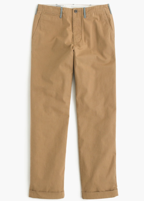 Wallace & Barnes Relaxed-Fit Military Chino in Italian Cotton