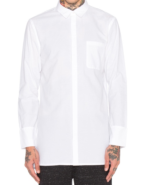 Helmut Lang Folded Cuff Shirt