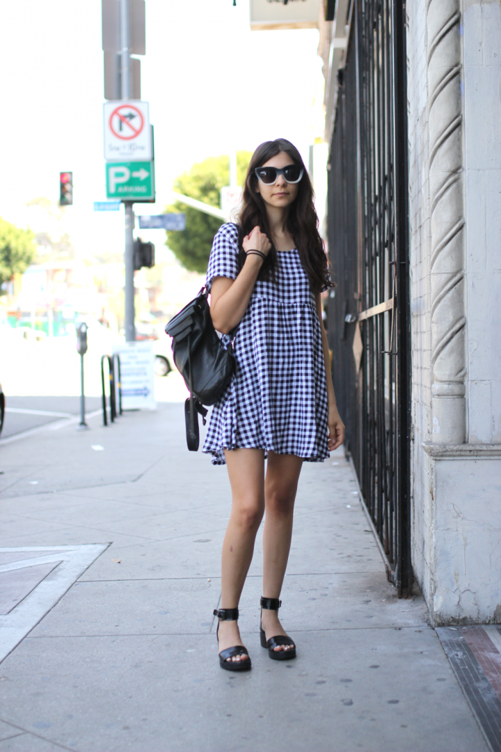American Apparel, dress, Echo Park, glasses, Los Angeles, Shoes, street style, Zara