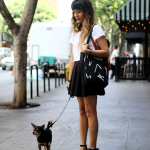 Dog, dtla, Nasty Gal, Shoes, Skirt, Spring, street style, Topshop, Tshirt, Urban Outfitters