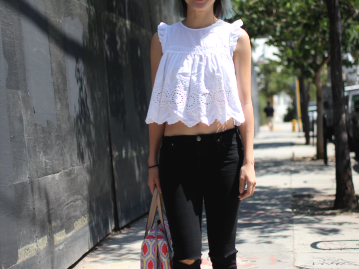 Aldo, Arts District, Bag, Blouse, Forever 21, Hair, Kate Spade, Pink, street style, Zara