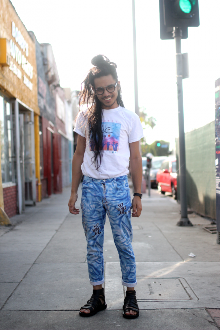 Band Tee, Eagle Rock, glasses, Korea, street style, Vintage