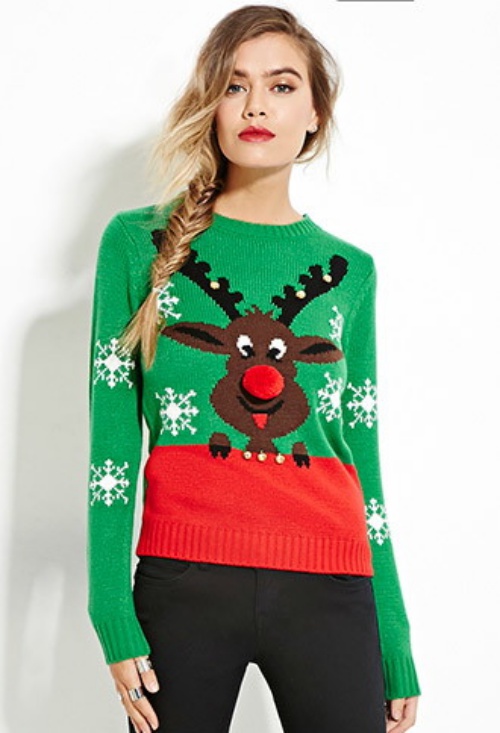 Get into the Festive Spirit with “Ugly Holiday Sweaters” from Forever ...