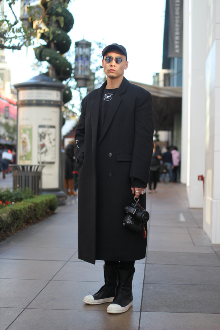 kplr, rick owens, street style, The Grove, vestments