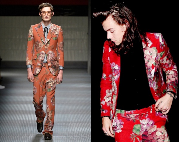 Harry Styles Blooms in Gucci - Qunel.com - Fashion, beauty and lifestyle.