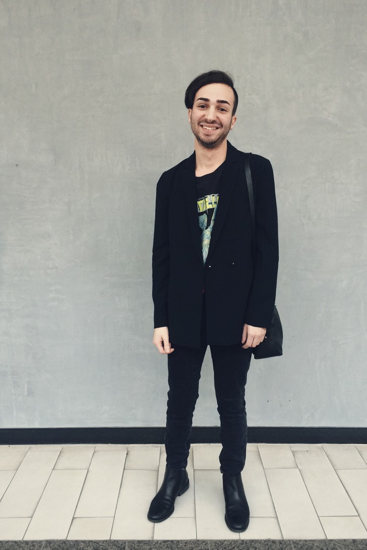 Joe Fragrassi, madewell, street style, Thrifted